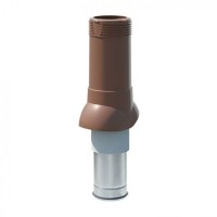 Вентиляционный выход изолированный технониколь 125/160 мм коричневый