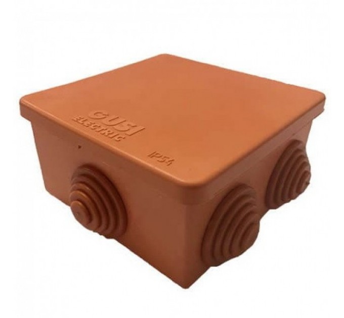Коробка распределительная Gusi С3В80 Нг Евро оранжевая IP54 80х80х55 мм