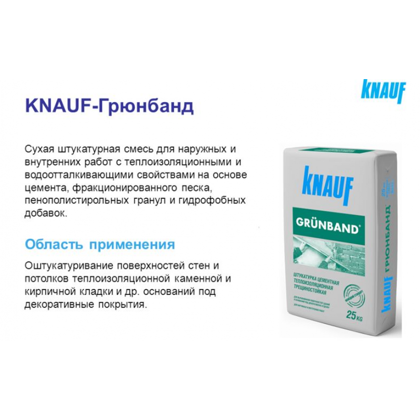 Преимущества использования штукатурки Knauf