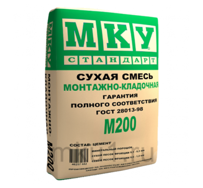 МКУ М-200 Монтажно-кладочная смесь 40кг